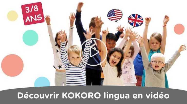 Enfants en train d'apprendre l'anglais en s'amusant