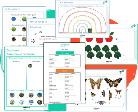 Supports pedago KOKORO lingua