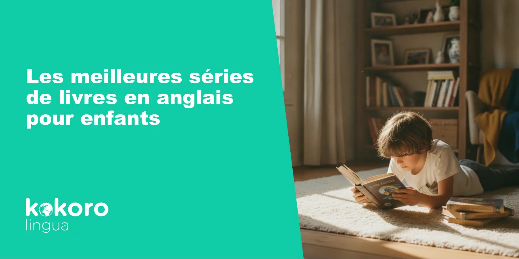 Les meilleures séries de livres en anglais pour enfants