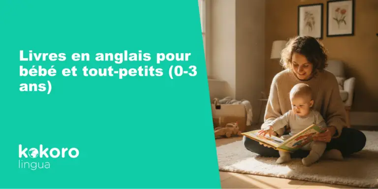Livres en anglais pour bébé et tout-petits