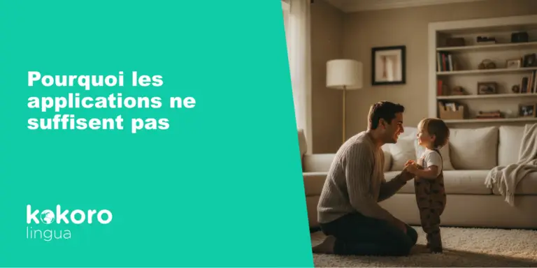 Pourquoi les applications ne suffisent pas pour apprendre l'anglais à un enfant